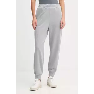 United Colors of Benetton pantaloni de trening din bumbac culoarea bleumarin, uni, 3UNIDF01A imagine