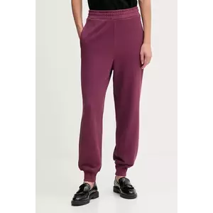 United Colors of Benetton pantaloni de trening din bumbac culoarea bleumarin, uni, 3UNIDF01A imagine