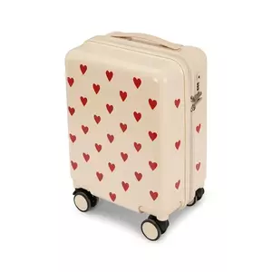 Konges Sløjd valiză TRAVEL SUITCASE culoarea bej, KS103028 imagine