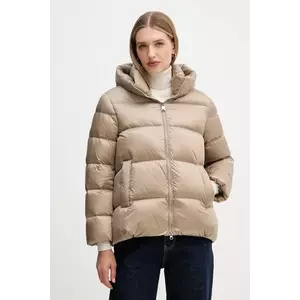 Hetrego geacă de puf ARINA culoarea maro, de iarna, oversize, 8P600 imagine