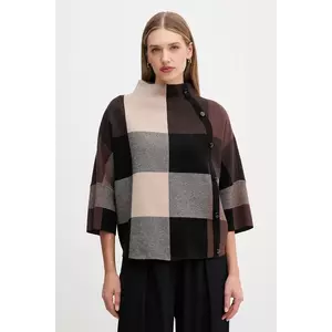 Joseph Ribkoff pulover culoarea maro, cu turtleneck, 254976 imagine