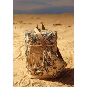 Medicine rucsac din bumbac culoarea bej, mare, modelator imagine