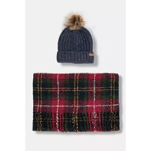 Barbour palarie si esarfa culoarea bej, LGS0077 imagine