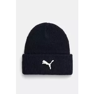 Puma caciula din amestec de lana culoarea blrumarin, din tricot gros, 25495 imagine