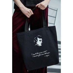 Medicine geanta de bumbac culoarea negru imagine