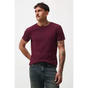 Medicine tricou culoarea bordo, neted imagine