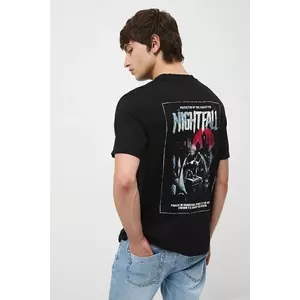 Medicine tricou din bumbac culoarea negru, cu imprimeu imagine