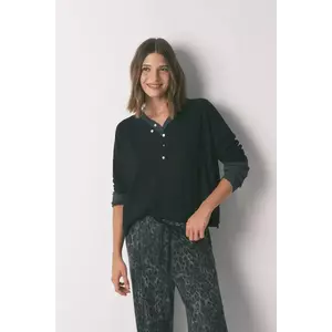 women'secret longsleeve culoarea negru, 3272292 imagine