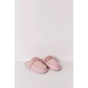 women'secret papuci de casă MIX AND MATCH TIE AND STRIPES culoarea roz, 4992538 imagine