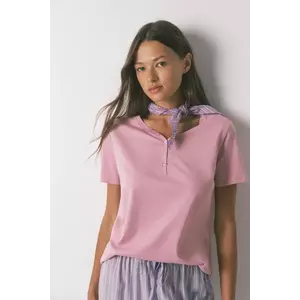 women'secret tricou din bumbac culoarea roz, 3272295 imagine