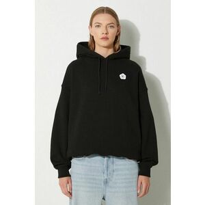 Kenzo hanorac de bumbac Boke Flower 2.0 femei, culoarea negru, cu glugă, cu imprimeu, FE62SW1494MB.99J imagine
