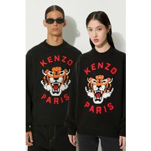 Kenzo pulover de lână Rws Lucky Tiger Jumper culoarea negru, călduros, FE68PU4773LH.99J imagine