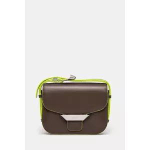 Kenzo geantă de piele culoarea maro, FF52SA318L3B.10 imagine