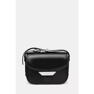 Kenzo poșetă de piele culoarea negru, FE62SA318L03.99 imagine