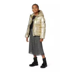 Michael Kors geacă copii culoarea auriu, R30462 imagine