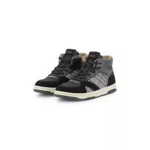 BOSS sneakers pentru copii culoarea negru, J52567 imagine