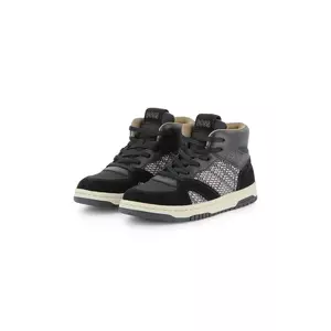 BOSS sneakers pentru copii culoarea negru, J52567 imagine