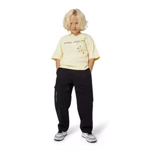 Marc Jacobs tricou de bumbac pentru copii culoarea galben, cu imprimeu, W60641 imagine