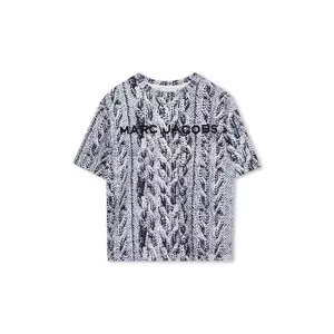 Marc Jacobs tricou de bumbac pentru copii cu model, W60707 imagine