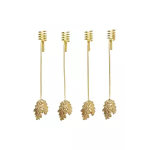 ferm LIVING sfesnic decorativ 4-pack culoarea galben imagine