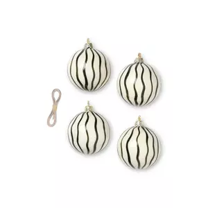 ferm LIVING globuri de pom 4-pack culoarea verde imagine