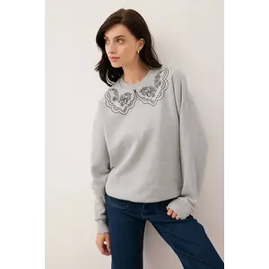 Bizuu bluză COLLIER culoarea gri, COLLIER SZARY imagine