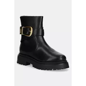 Steve Madden cizme de piele Lexs culoarea negru, cu platforma, 11003593 imagine