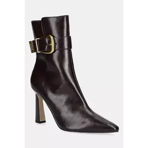 Steve Madden botine Stashed culoarea maro, cu toc drept, 11004780 imagine