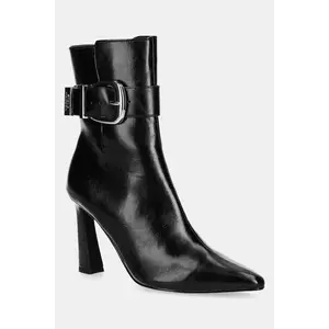 Steve Madden botine Stashed culoarea negru, cu toc drept, 11004780 imagine