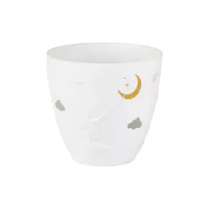 Raeder sfesnic decorativ 10 cm culoarea alb imagine