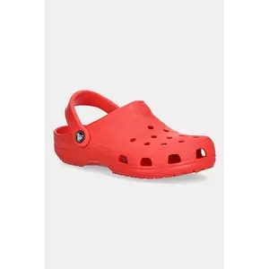 Crocs papuci copii CROCS CLASSIC CLOG culoarea rosu, 206991 imagine