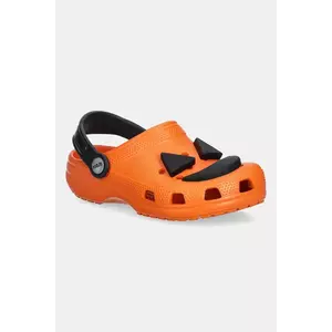 Crocs papuci copii CROCS CLASSIC JACK O LANTERN LIGHTS CLOG culoarea portocaliu, 211685 imagine
