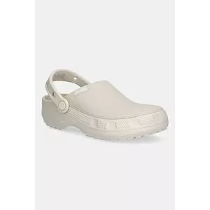 Crocs papuci Classic Crafted Clog culoarea bej, 211354 imagine
