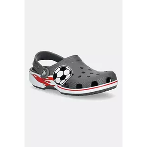 Crocs papuci copii CROCS CLASSIC SOCCER BAND CLOG culoarea gri, 211605 imagine