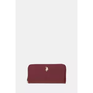 U.S. Polo Assn. portofel Jones culoarea bordo, BEUJE8658WVP imagine