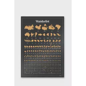 Luckies of London poster răzuibil Wanderlist 42 x 59, 4 cm imagine