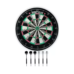Reset Club set: tablă de darts și darts Dartboard + 6 darts 45 cm imagine