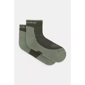 Icebreaker șosete cu lână Hike+ culoarea verde, IB0A578N0DZ1 imagine