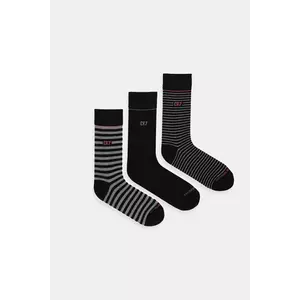 CR7 Cristiano Ronaldo șosete 3-pack culoarea negru, 0 imagine