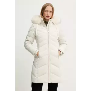 Morgan geacă de puf culoarea bej, de iarna, GCLEA imagine