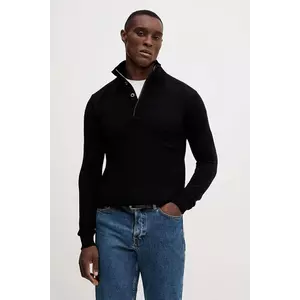 Karl Lagerfeld pulover de lână culoarea negru, light, 554399.655005 imagine