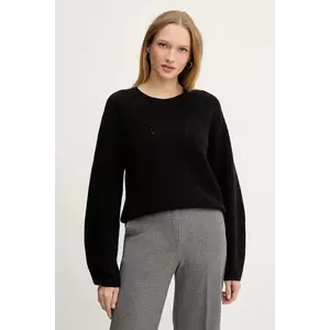 BOSS Orange pulover din amestec de lână culoarea negru, 50548929 imagine