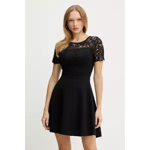 Morgan rochie culoarea negru, mini, evazati, RUBENA imagine