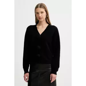 Liviana Conti cardigan din amestec de lână culoarea negru, L5WG01 imagine