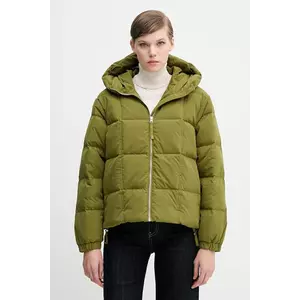 United Colors of Benetton geacă de puf culoarea verde, de iarna, oversize, 22T6DN086 imagine