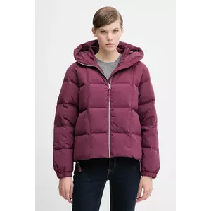 United Colors of Benetton geacă de puf culoarea violet, de iarna, oversize, 22T6DN086 imagine