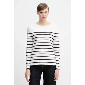 Barbour longsleeve din bumbac BRADLEY culoarea bej, LML0892 imagine