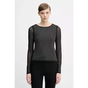 Dkny longsleeve culoarea negru, DJ5T1581 imagine