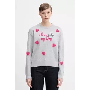 MC2 Saint Barth pulover din amestec de lână culoarea gri, LOUI004 imagine