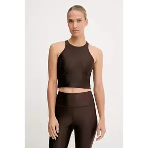 Under Armour top de antrenament Motion culoarea maro, 6007096 imagine